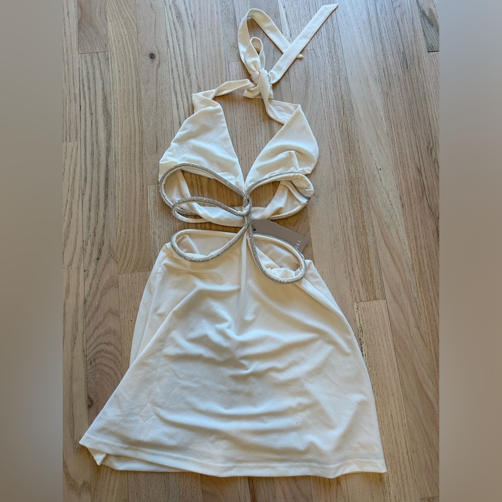 Meshki cream dress